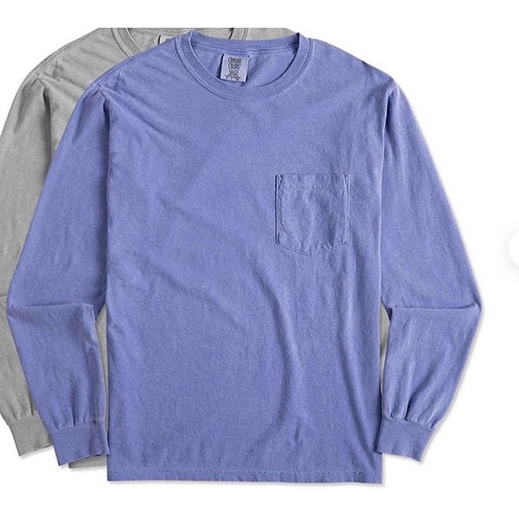 Violet Comfort Colors Long Sleeve Shirt 